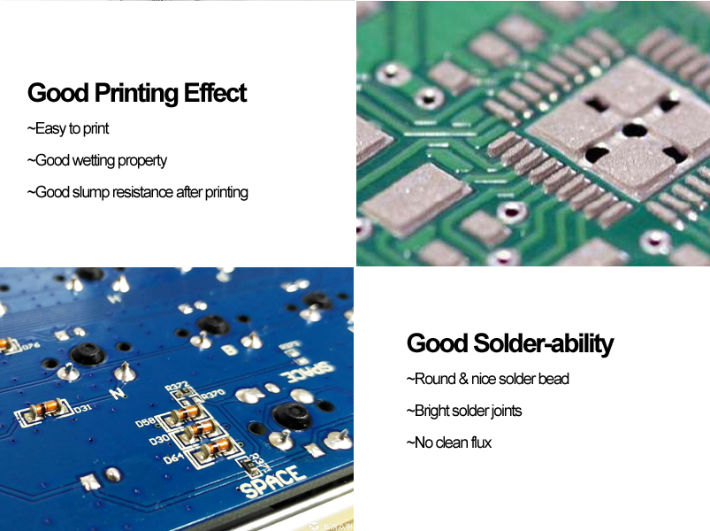 applications of solder paste sn62pb36ag2