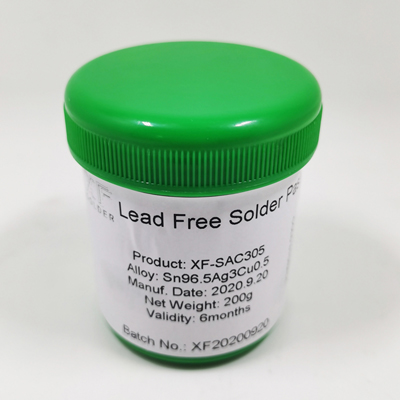 tin solder paste Sn96.5Ag3Cu0.5 in jar