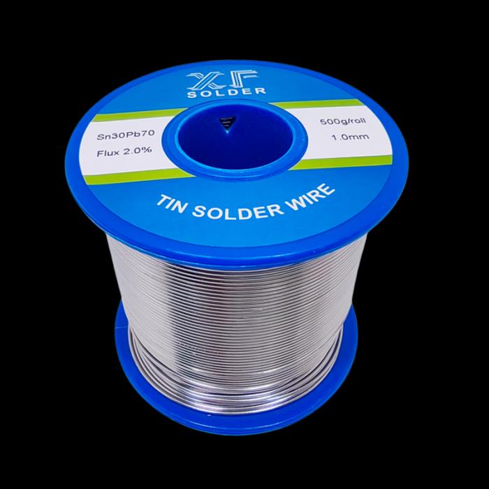 Hilo de Soldadura Estaño Plomo 30 70 de 1mm y 250 gramos para Aluminio y Cobre