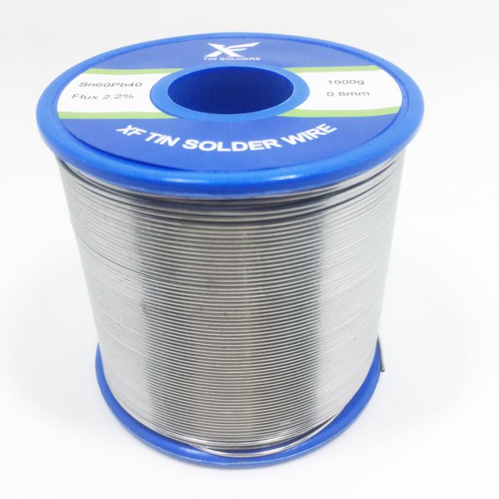 Hilo de Soldadura Estaño Plomo 60 40 de 0.5mm y 1 kilo con Resina para PCB